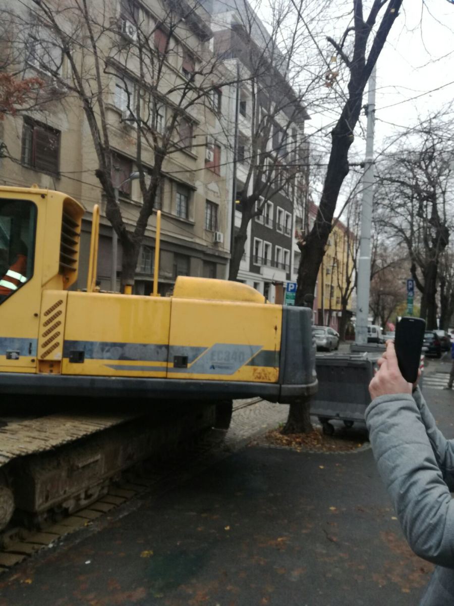 Rušenje objekta Knićaninova 5 Dorćol